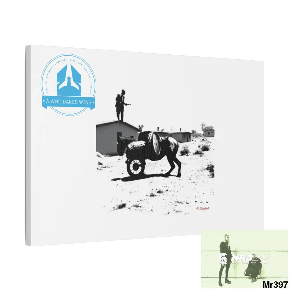 Stylish Stretched Canvas Art Print A1 WDW Banksy stye Kenya 2015 trip no 9 Retro Home Decor Tropical Vibes Wall Art