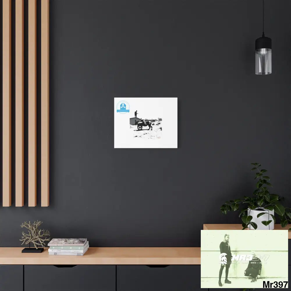 Stylish Stretched Canvas Art Print A1 WDW Banksy stye Kenya 2015 trip no 9 Retro Home Decor Tropical Vibes Wall Art