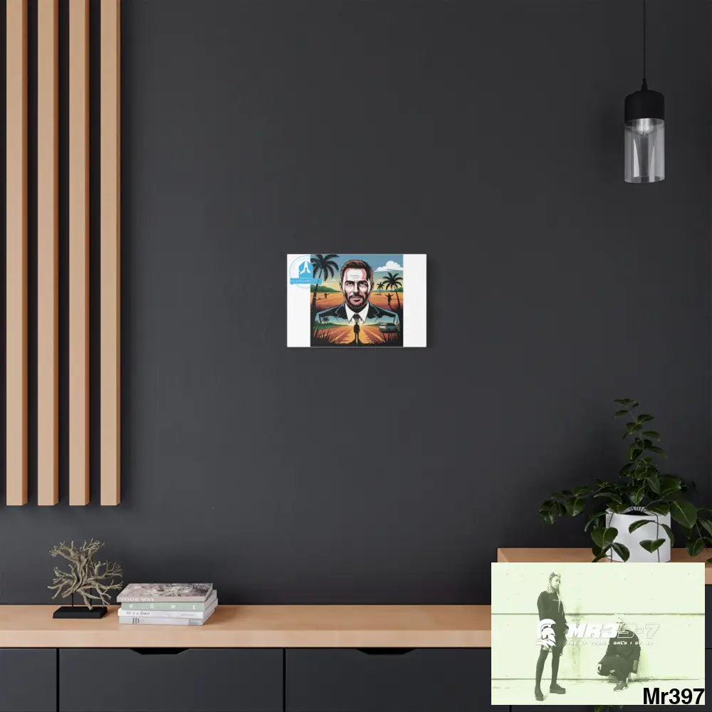 Stylish Stretched Canvas Art Print A1 WDW Banksy stye Kenya 2015 trip Retro Home Decor Tropical Vibes Wall Art Gift for