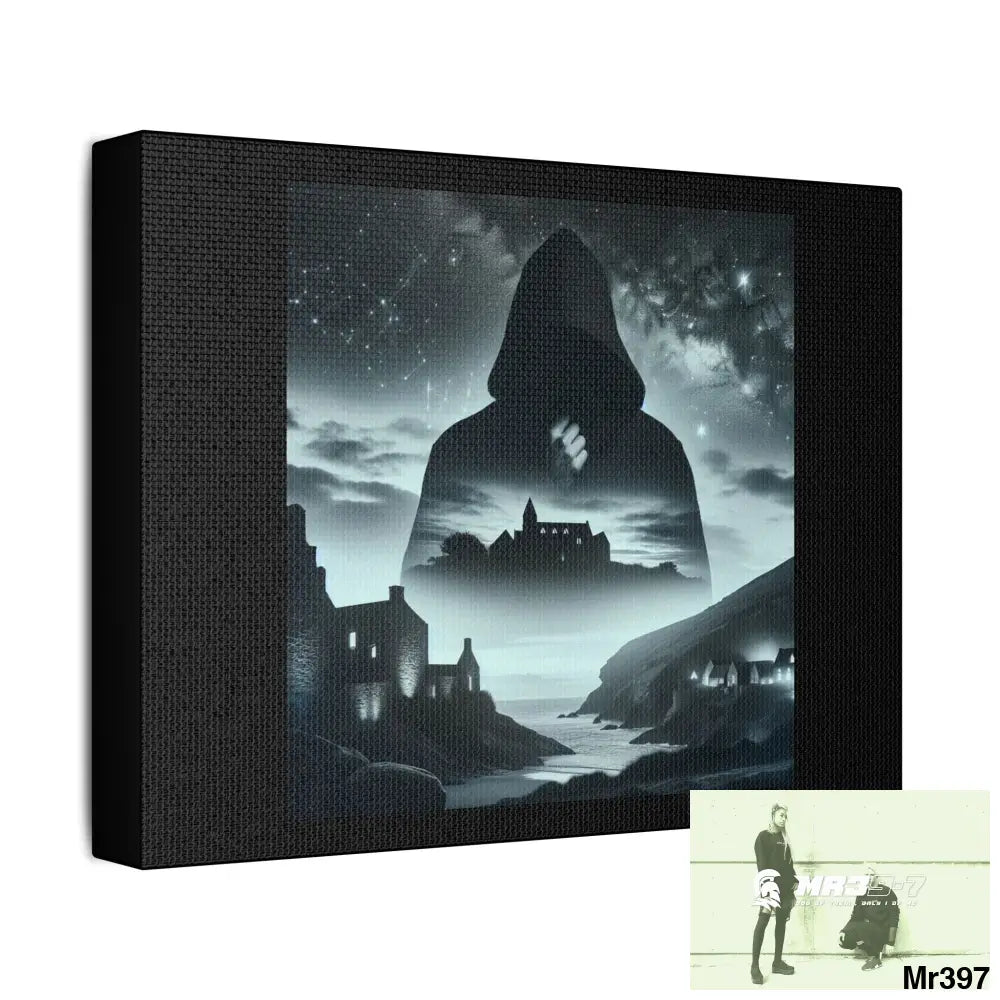 Stylish Stretched Canvas Art Print A1 WDW Banksy style Gwynedd 20x 12 Canvas