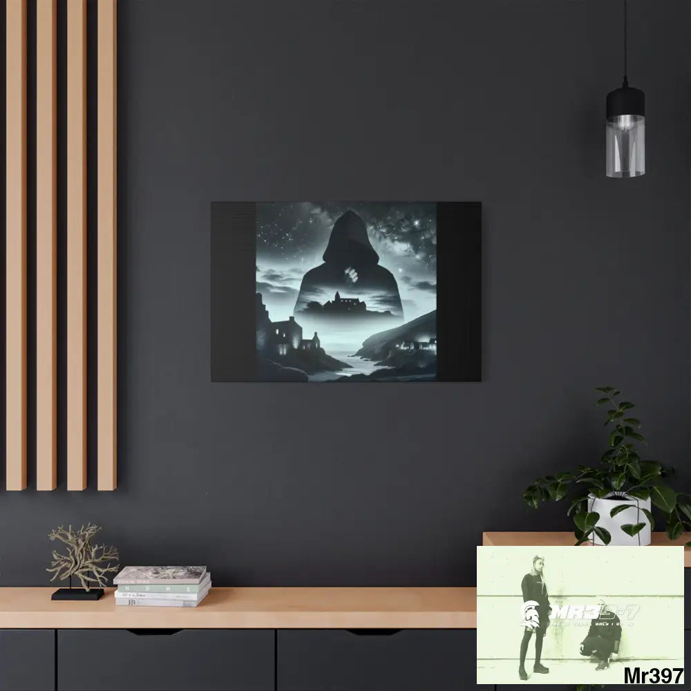 Stylish Stretched Canvas Art Print A1 WDW Banksy style Gwynedd 20x 12 Canvas