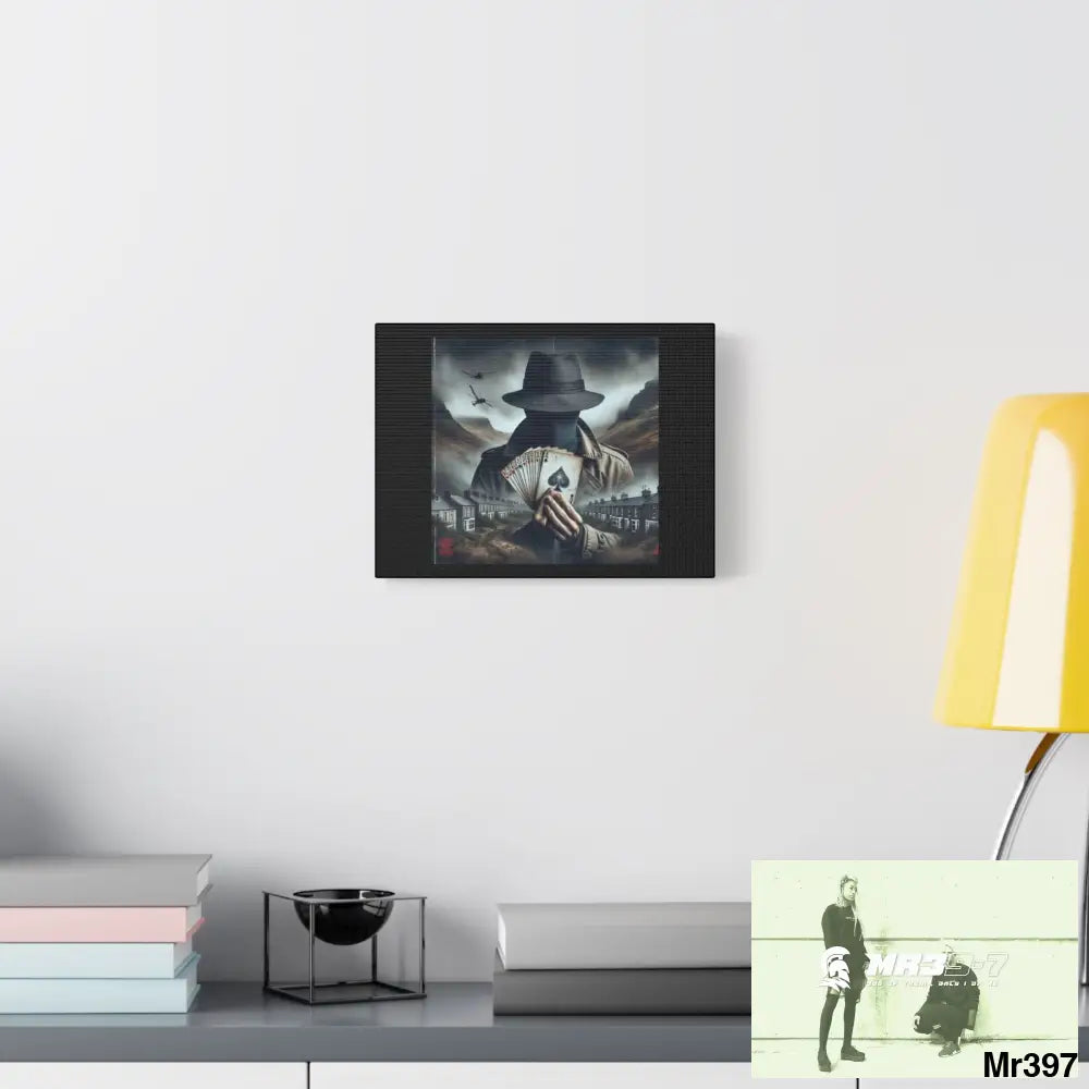 Stylish Stretched Canvas Art Print A1 WDW Banksy style Gwynedd 20x 12 no 2 Canvas