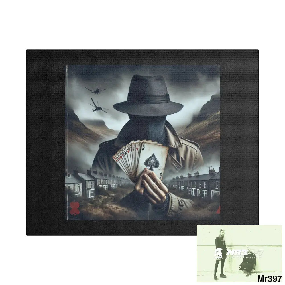 Stylish Stretched Canvas Art Print A1 WDW Banksy style Gwynedd 20x 12 no 2 20″ x 16″ (Horizontal) / 1.5’’ Canvas