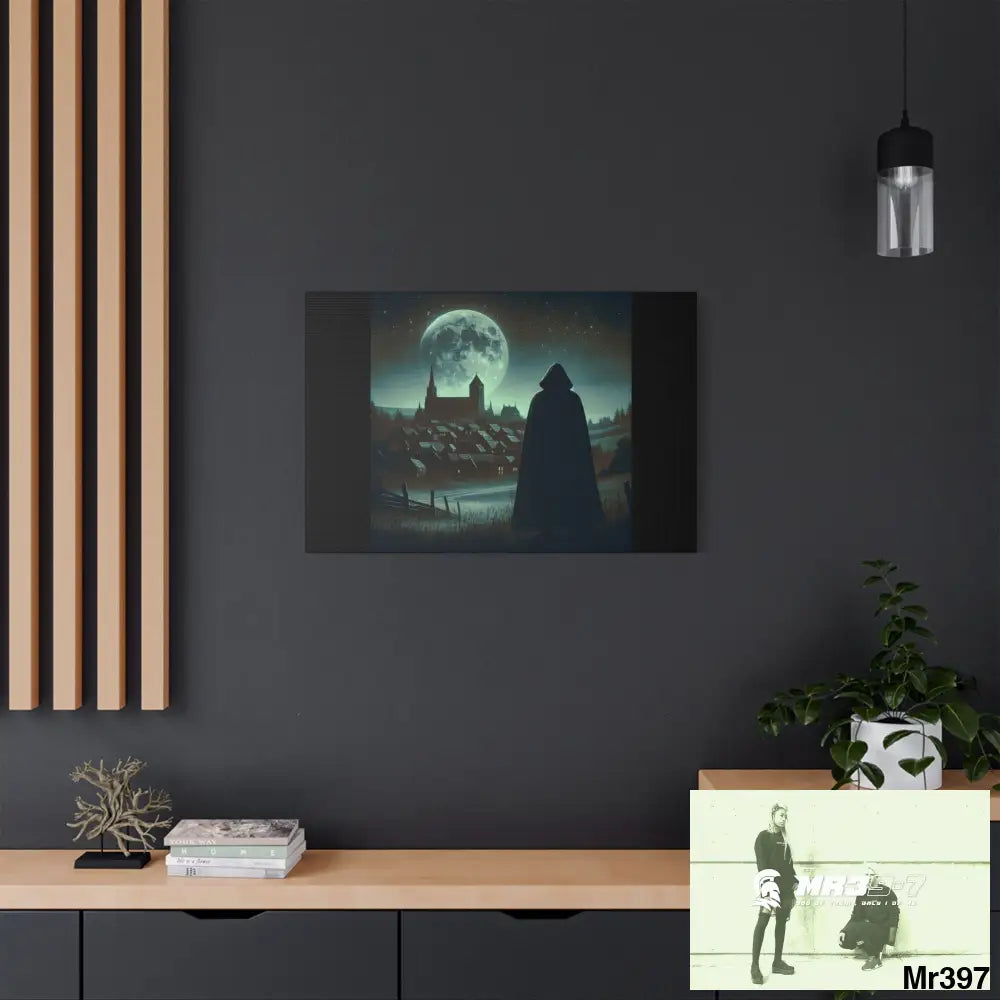 Stylish Stretched Canvas Art Print A1 WDW Banksy style Gwynedd 20x 12 no 3 Canvas