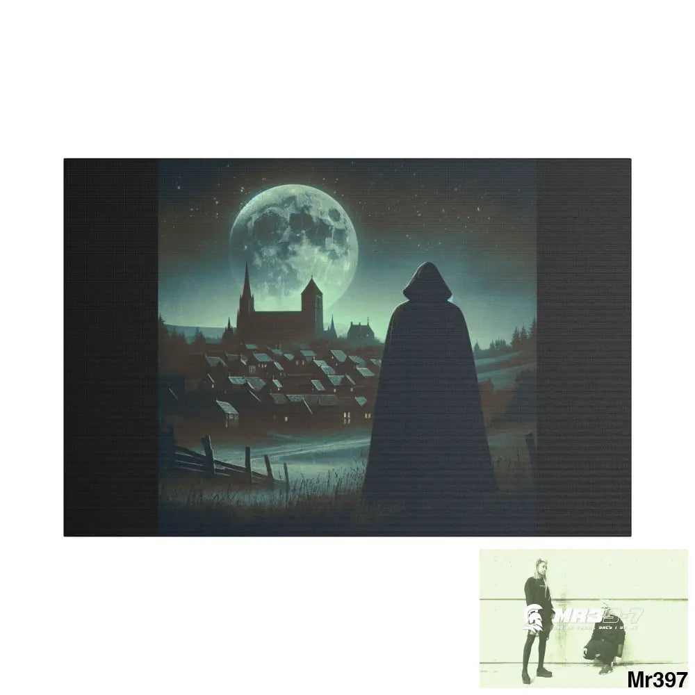 Stylish Stretched Canvas Art Print A1 WDW Banksy style Gwynedd 20x 12 no 3 36″ x 24″ (Horizontal) / 1.5’’ Canvas