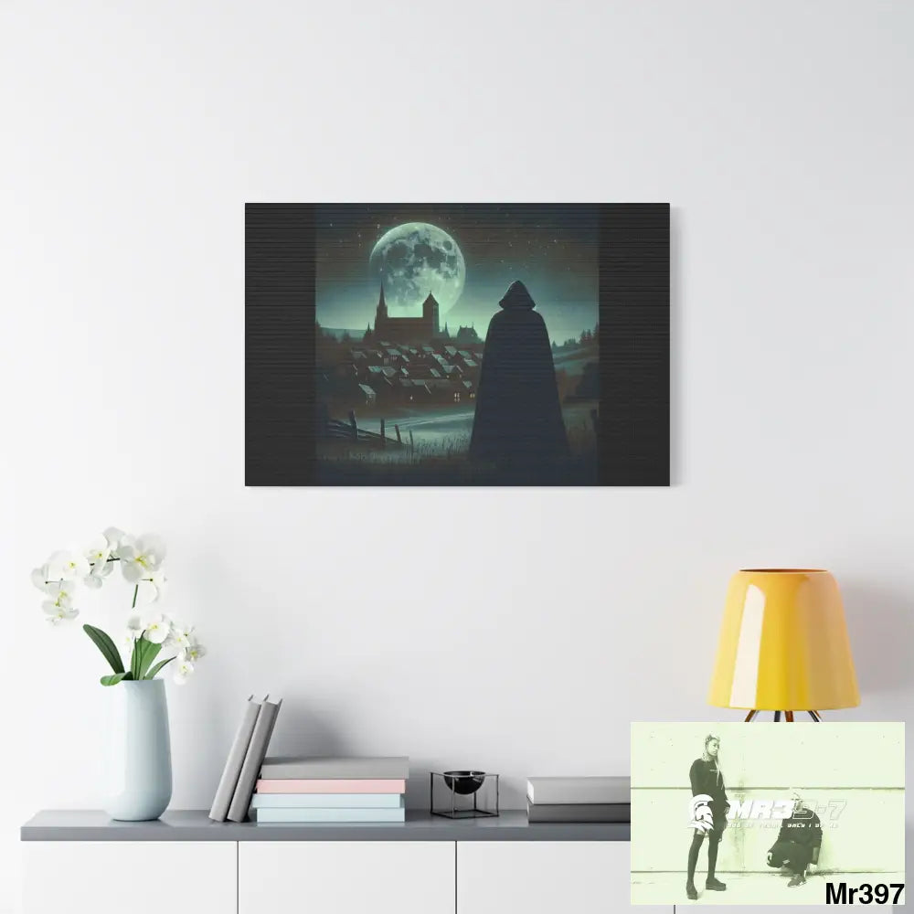 Stylish Stretched Canvas Art Print A1 WDW Banksy style Gwynedd 20x 12 no 3 Canvas