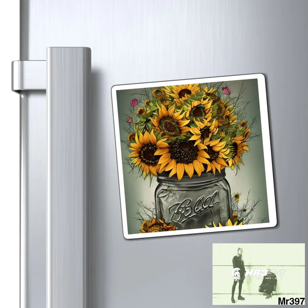 Summer sunflowers Magnet Paper products
