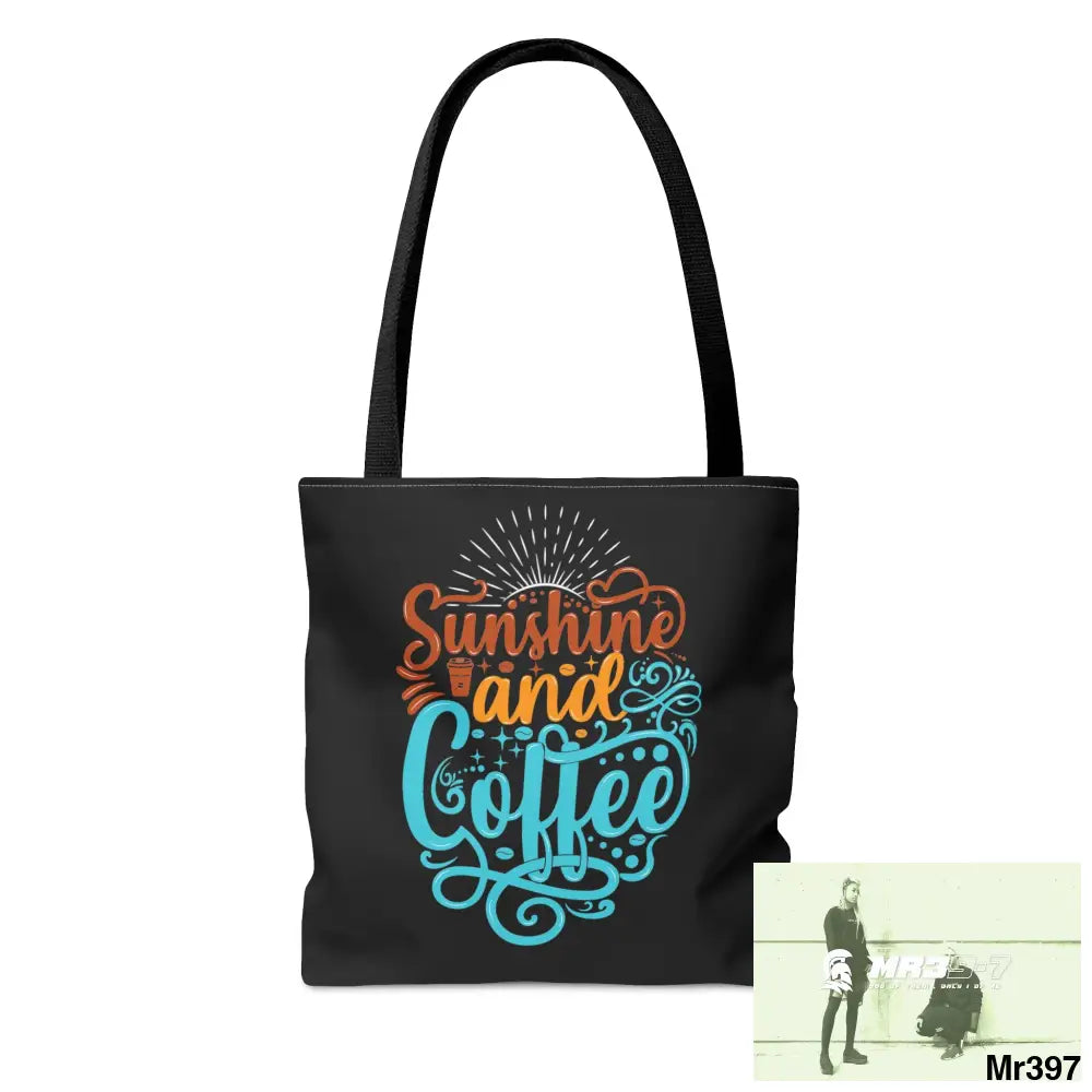 Sunshine & Coffee Tote Bag (AOP) Bags