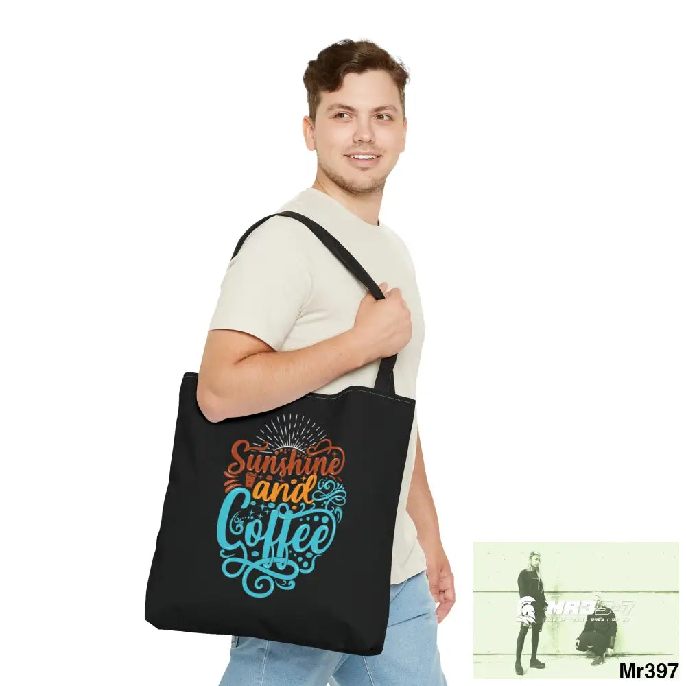 Sunshine & Coffee Tote Bag (AOP) Bags