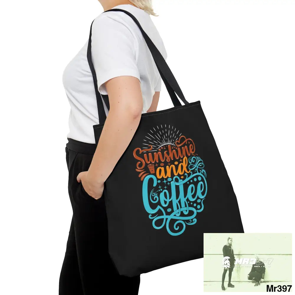 Sunshine & Coffee Tote Bag (AOP) Bags