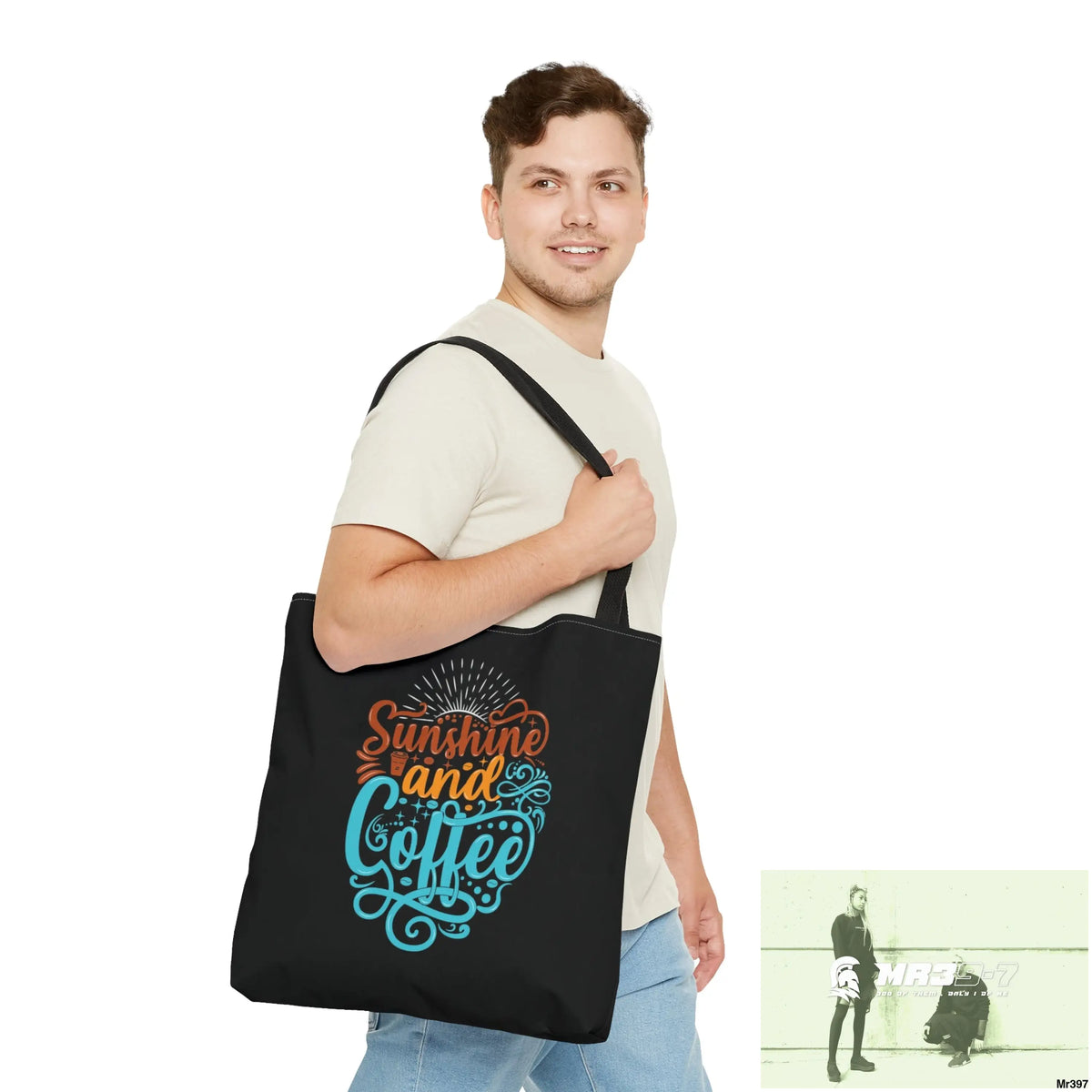 Sunshine & Coffee Tote Bag (AOP) Bags