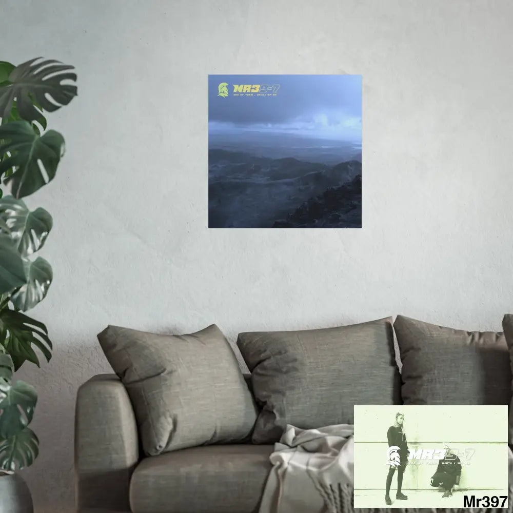 Taking the 2nd SAS link Mount Snowdon 20X on my Birthday Fine Art Posters Poster