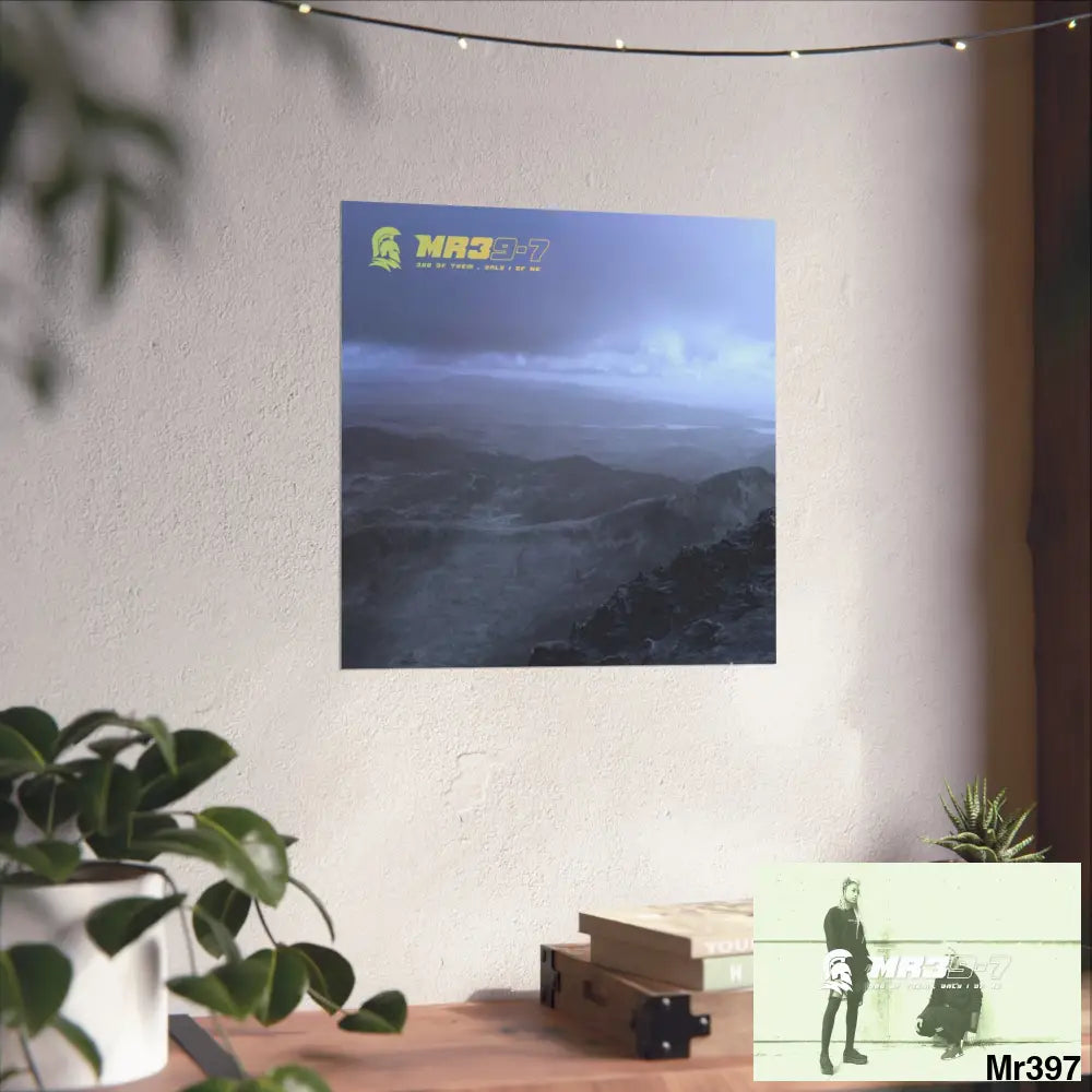 Taking the 2nd SAS link Mount Snowdon 20X on my Birthday Fine Art Posters Poster