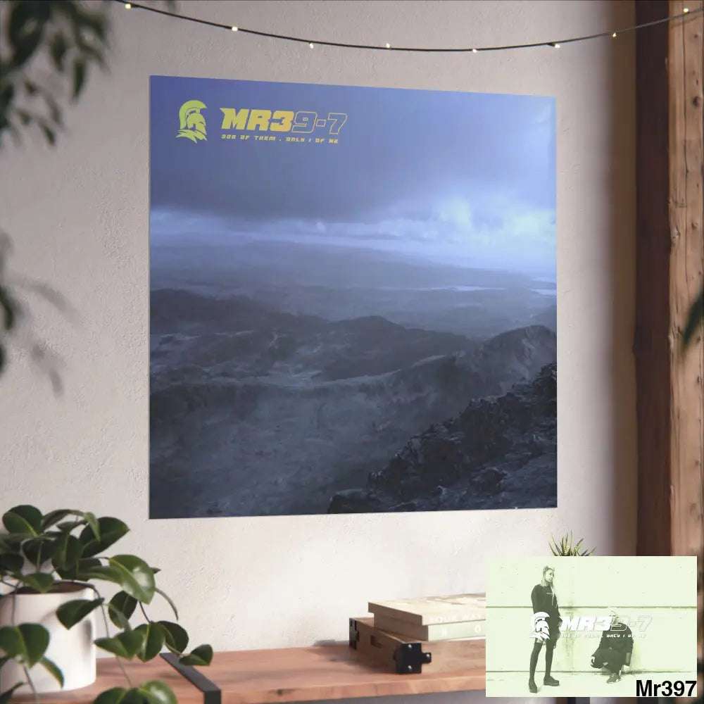 Taking the 2nd SAS link Mount Snowdon 20X on my Birthday Fine Art Posters Poster