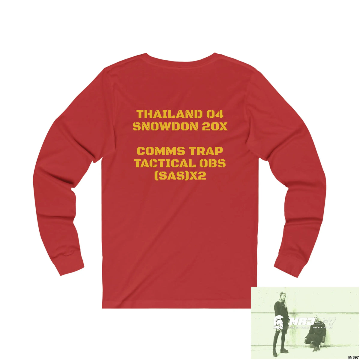 Thai-Wales Link A1 Who Dares Wins Unisex Jersey Long Sleeve Tee Long-sleeve