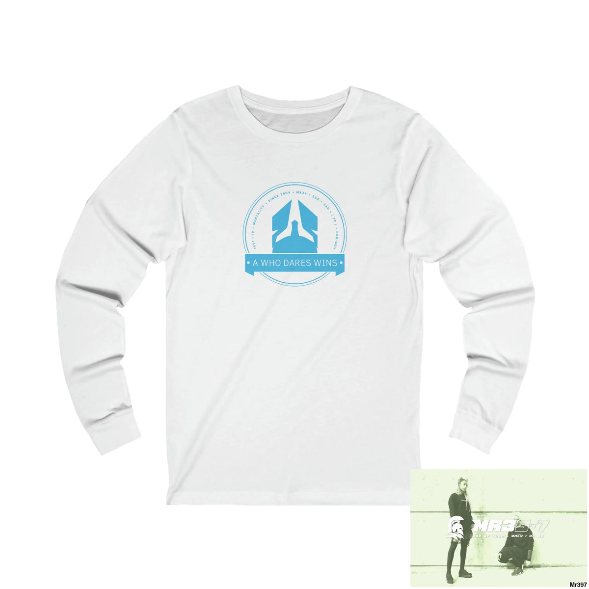 Thai-Wales link A1 Who Dares Wins Unisex Jersey Long Sleeve Tee S / White Long-sleeve