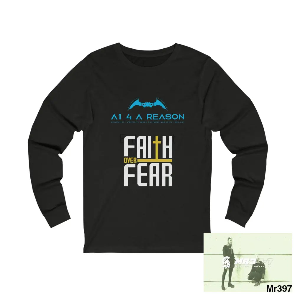 Thailand A1 Who Dares Wins Unisex Jersey Long Sleeve Tee M / Black Heather Long-sleeve