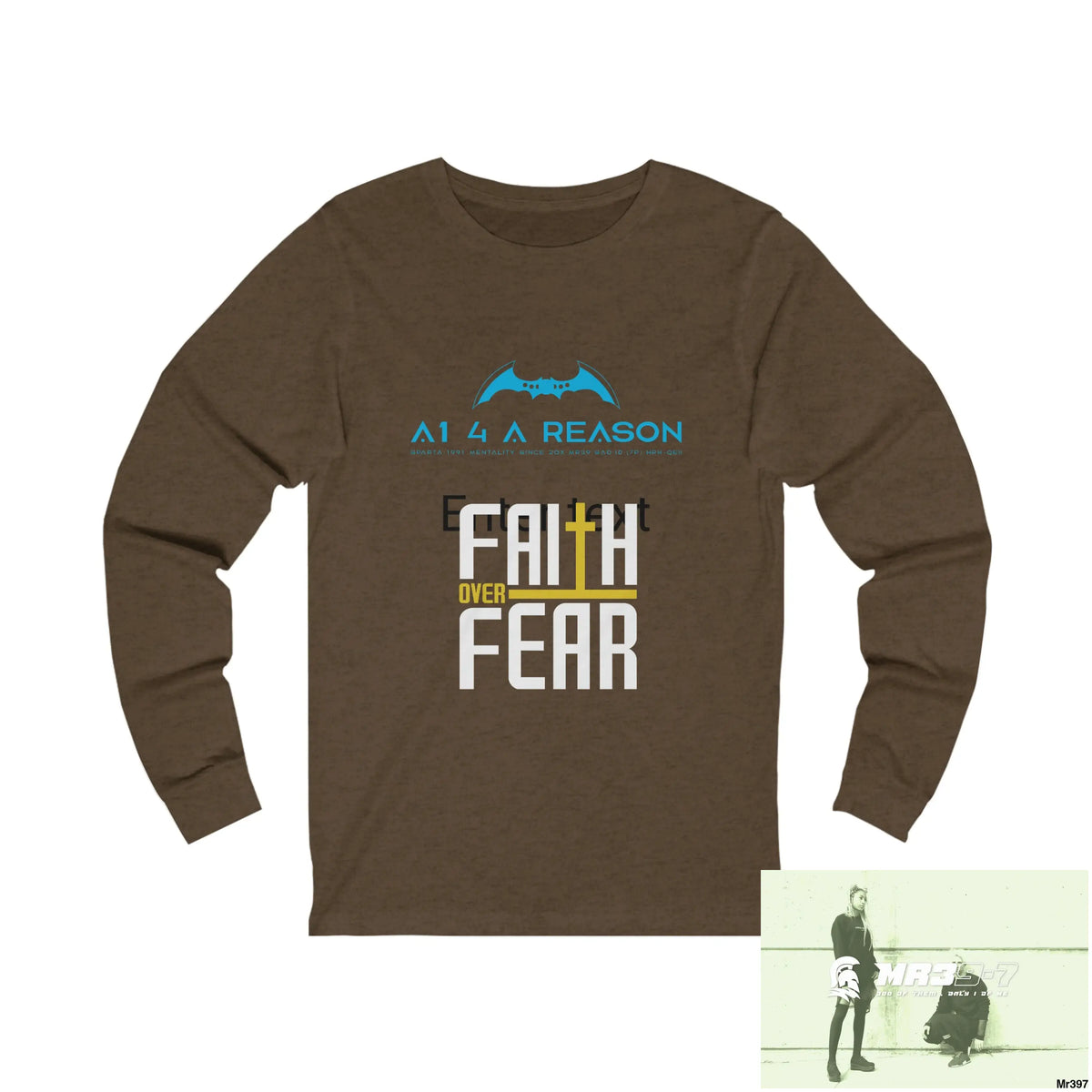 Thailand A1 Who Dares Wins Unisex Jersey Long Sleeve Tee S / Heather Brown Long-sleeve