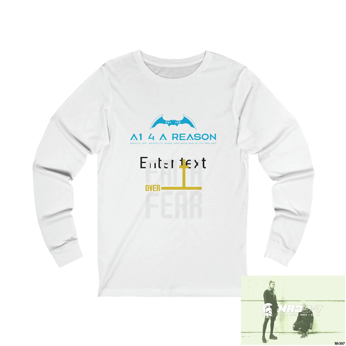 Thailand A1 Who Dares Wins Unisex Jersey Long Sleeve Tee S / White Long-sleeve