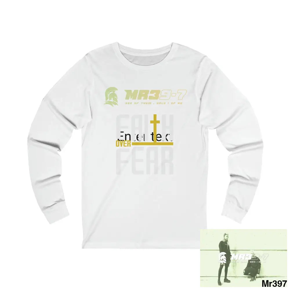 Thailand Mr39 Faith over Fear Unisex Jersey Long Sleeve Tee S / White Long-sleeve