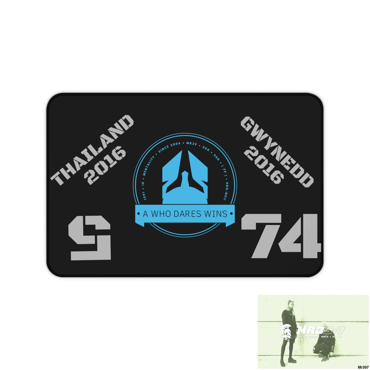 Thailand -Wales A1-Who Dares Wins IDesk Mat 12’’ × 18’’ Home Decor