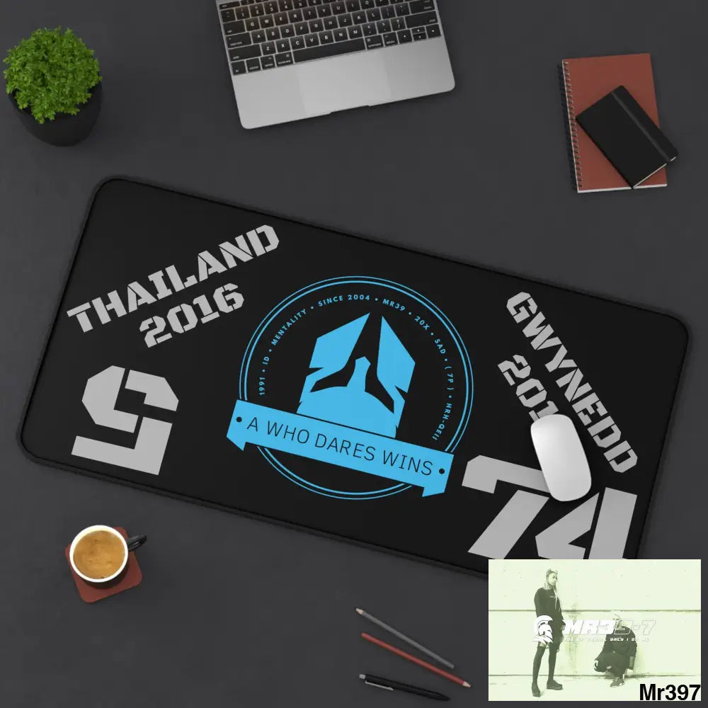 Thailand -Wales A1-Who Dares Wins IDesk Mat Home Decor