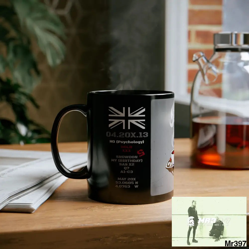 The 3 SAS Links -Thailand -Barmouth -Hergest Mental Health VAR My Deaths Fail 2001 -2025 11oz Tactical GB / Black Mug
