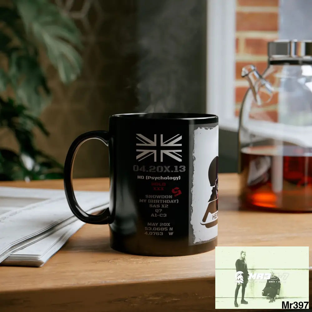 The 3 SAS Links -Thailand -Barmouth -Hergest Mental Health VAR My Deaths Fail 2001 -2025 no 3 11oz Tactical GB / Black