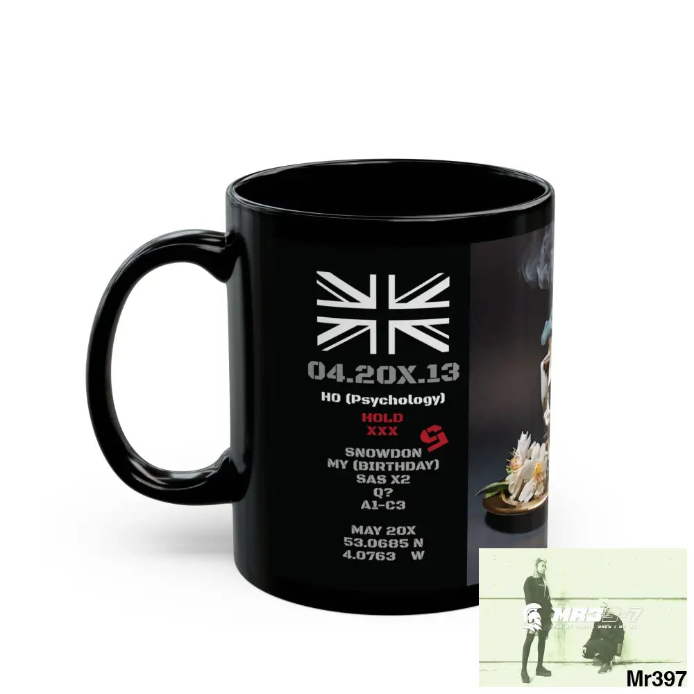 The 3 SAS Links -Thailand -Barmouth -Hergest Mental Health VAR My Deaths Fail 2001 -2025 no 13 11oz Tactical GB / Black