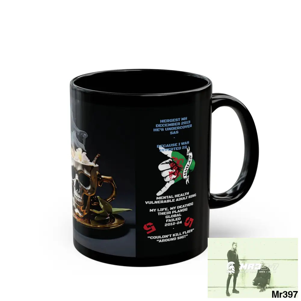 The 3 SAS Links -Thailand -Barmouth -Hergest Mental Health VAR My Deaths Fail 2001 -2025 no 13 11oz Tactical GB / Black