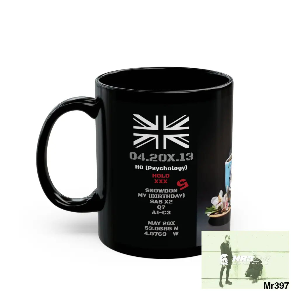 The 3 SAS Links -Thailand -Barmouth -Hergest Mental Health VAR My Deaths Fail 2001 -2025 no 15 11oz Tactical GB / Black