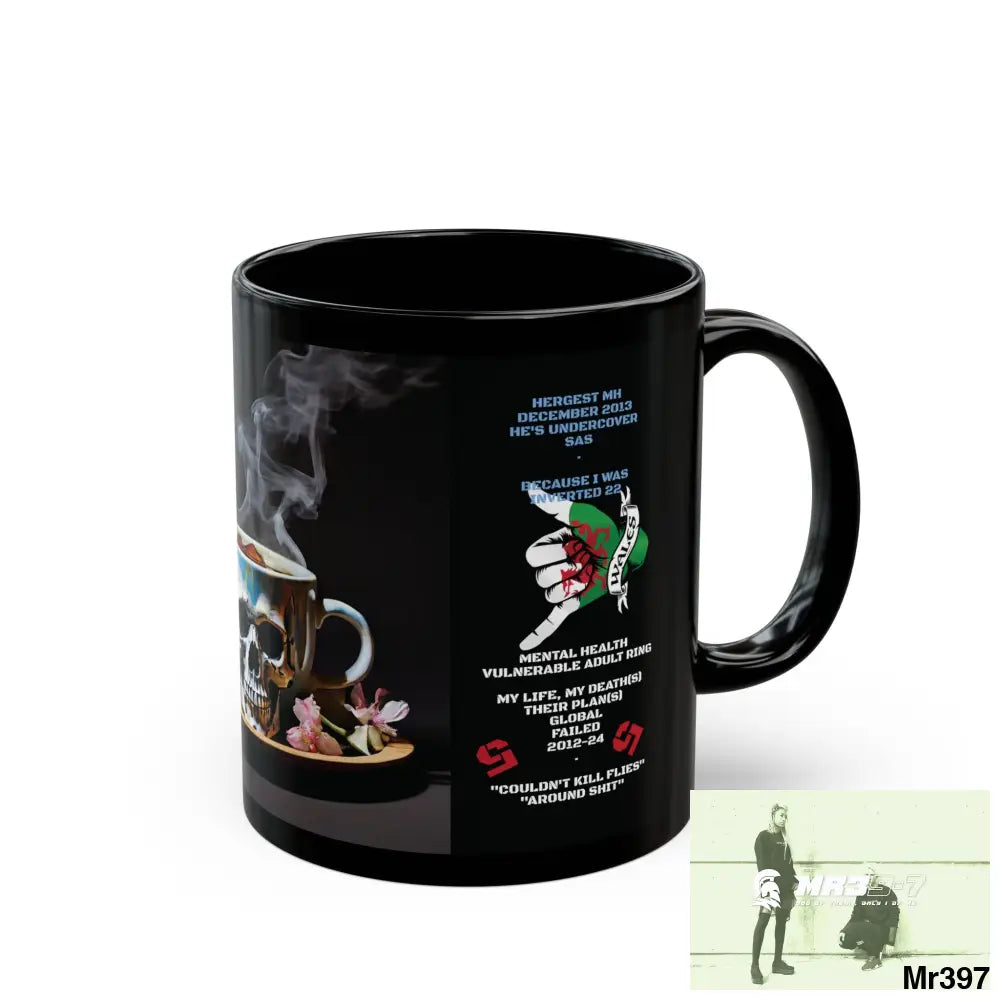 The 3 SAS Links -Thailand -Barmouth -Hergest Mental Health VAR My Deaths Fail 2001 -2025 no 15 11oz Tactical GB / Black