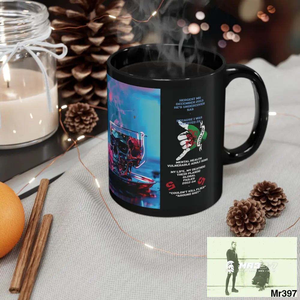 The 3 SAS Links -Thailand -Barmouth -Hergest Mental Health VAR My Deaths Fail 2001 -2025 no 17 11oz Tactical GB / Black