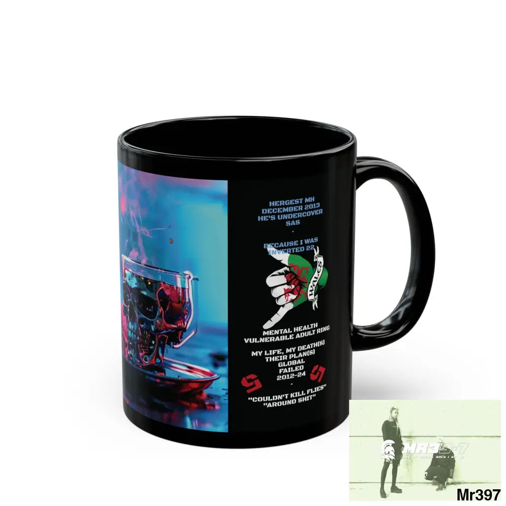 The 3 SAS Links -Thailand -Barmouth -Hergest Mental Health VAR My Deaths Fail 2001 -2025 no 17 11oz Tactical GB / Black