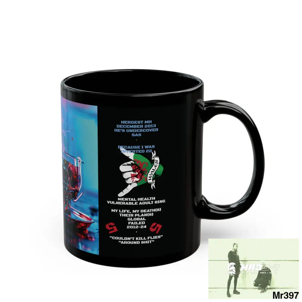 The 3 SAS Links -Thailand -Barmouth -Hergest Mental Health VAR My Deaths Fail 2001 -2025 no 17 11oz Tactical GB / Black