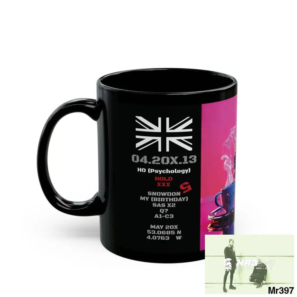 The 3 SAS Links -Thailand -Barmouth -Hergest Mental Health VAR My Deaths Fail 2001 -2025 no 18 11oz Tactical GB / Black