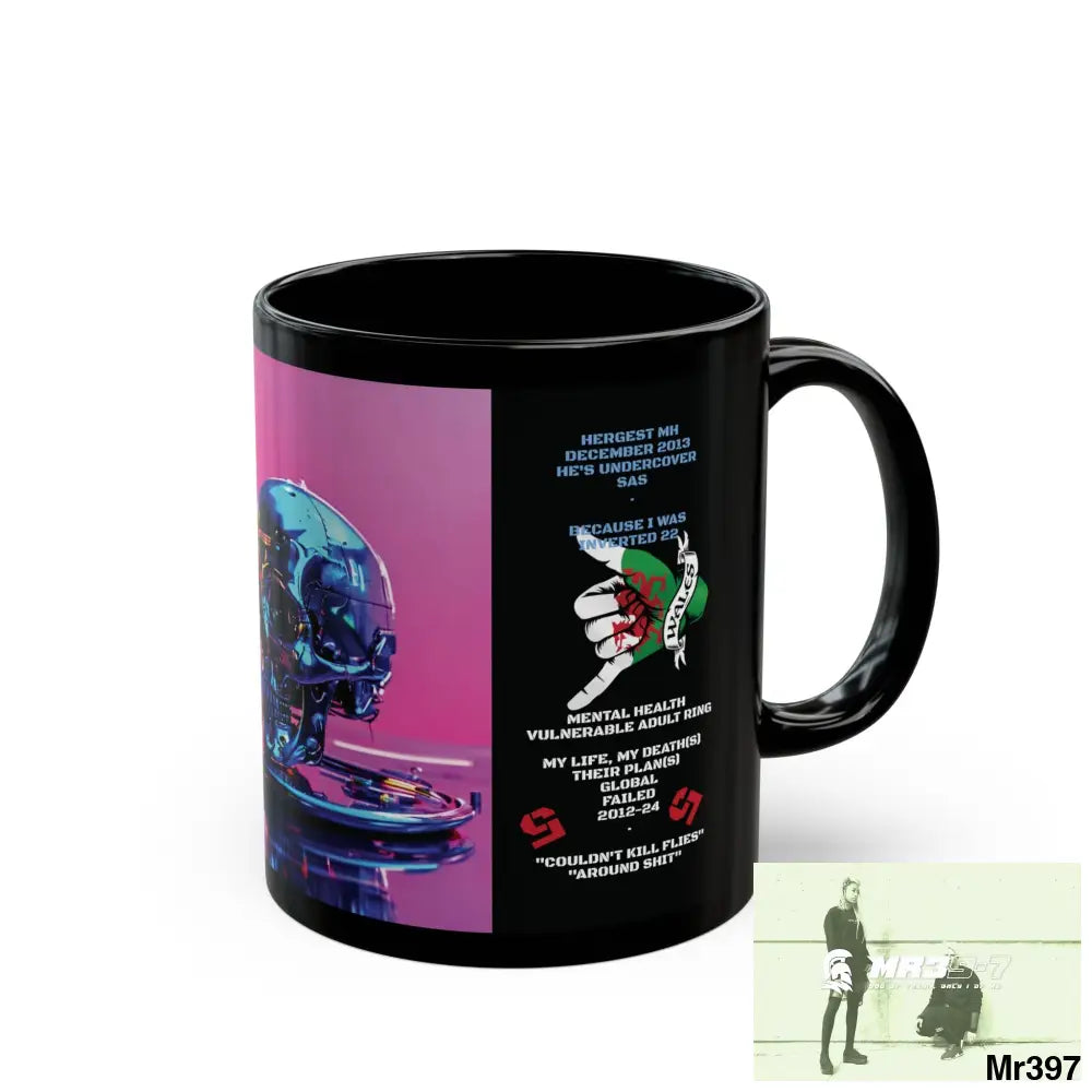 The 3 SAS Links -Thailand -Barmouth -Hergest Mental Health VAR My Deaths Fail 2001 -2025 no 18 11oz Tactical GB / Black