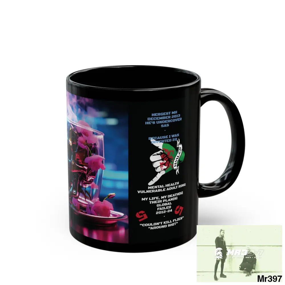 The 3 SAS Links -Thailand -Barmouth -Hergest Mental Health VAR My Deaths Fail 2001 -2025 no 19 11oz Tactical GB / Black