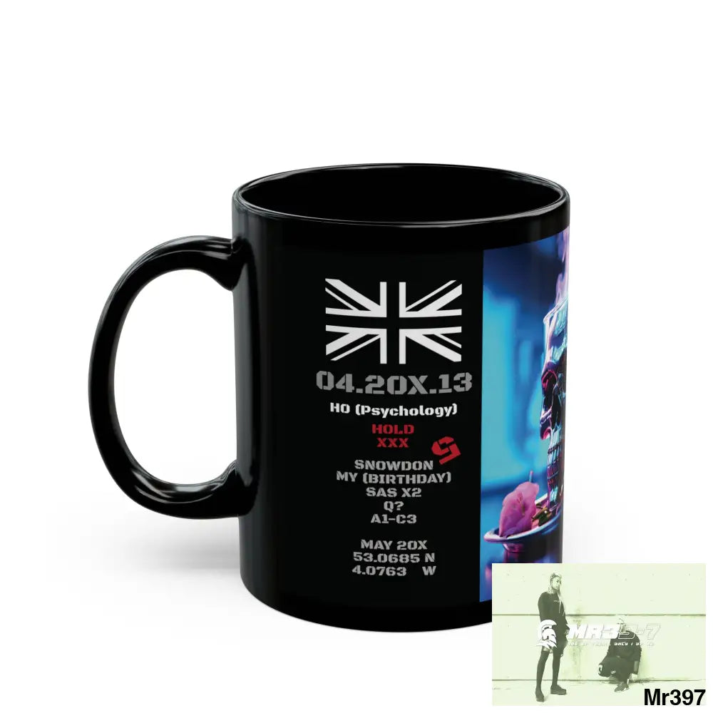 The 3 SAS Links -Thailand -Barmouth -Hergest Mental Health VAR My Deaths Fail 2001 -2025 no 19 11oz Tactical GB / Black