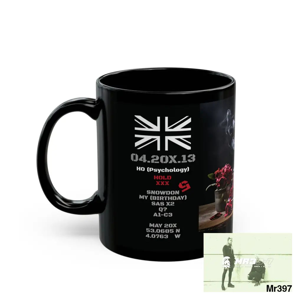 The 3 SAS Links -Thailand -Barmouth -Hergest Mental Health VAR My Deaths Fail 2001 -2025 no 6 11oz Tactical GB / Black