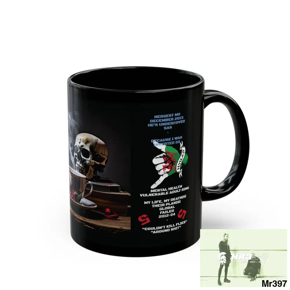 The 3 SAS Links -Thailand -Barmouth -Hergest Mental Health VAR My Deaths Fail 2001 -2025 no 6 11oz Tactical GB / Black