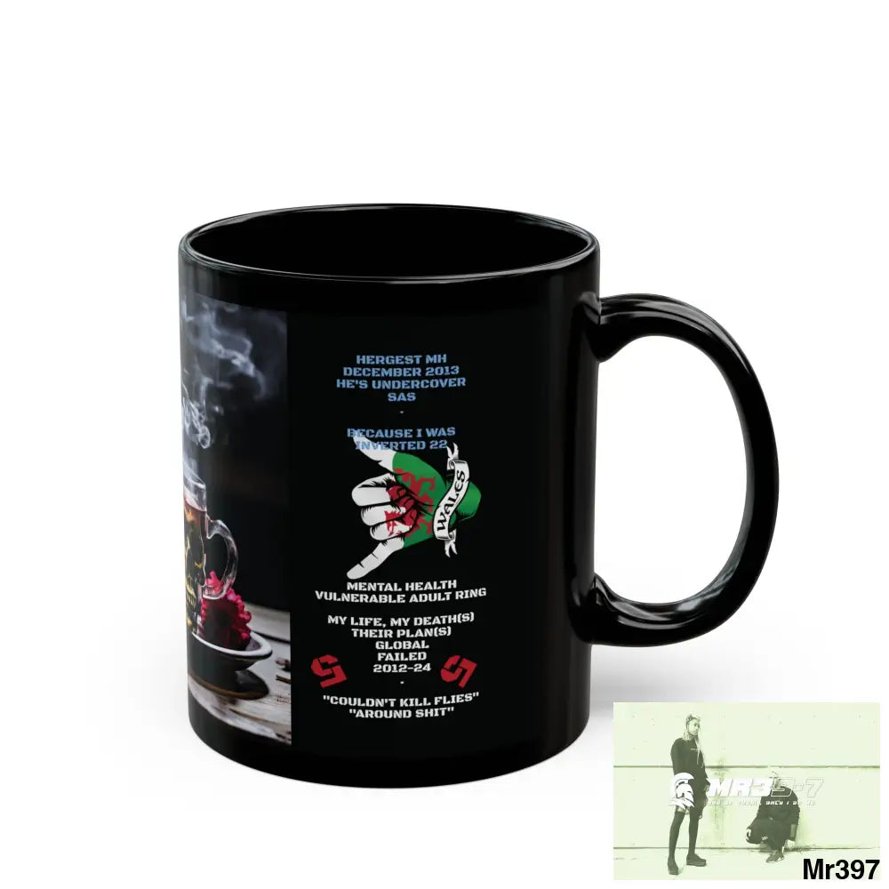 The 3 SAS Links -Thailand -Barmouth -Hergest Mental Health VAR My Deaths Fail 2001 -2025 no 7 11oz Tactical GB / Black