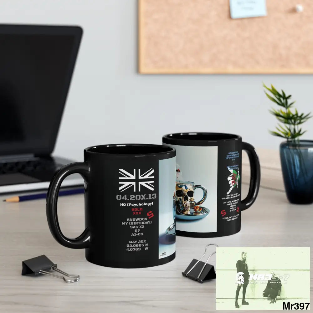 The 3 SAS Links -Thailand -Barmouth -Hergest Mental Health VAR My Deaths Fail 2001 -2025 no 7 11oz Tactical GB / Black