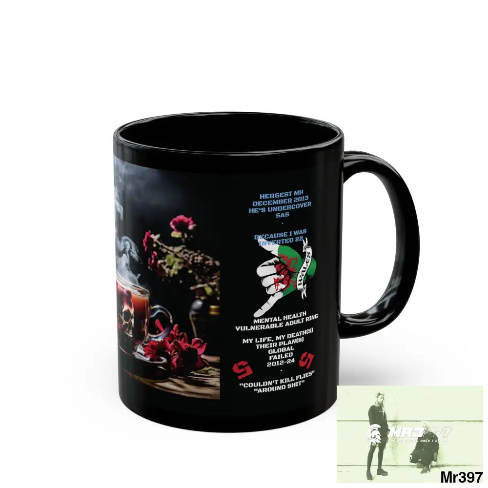 The 3 SAS Links -Thailand -Barmouth -Hergest Mental Health VAR My Deaths Fail 2001 -2025 no 8 11oz Tactical GB / Black