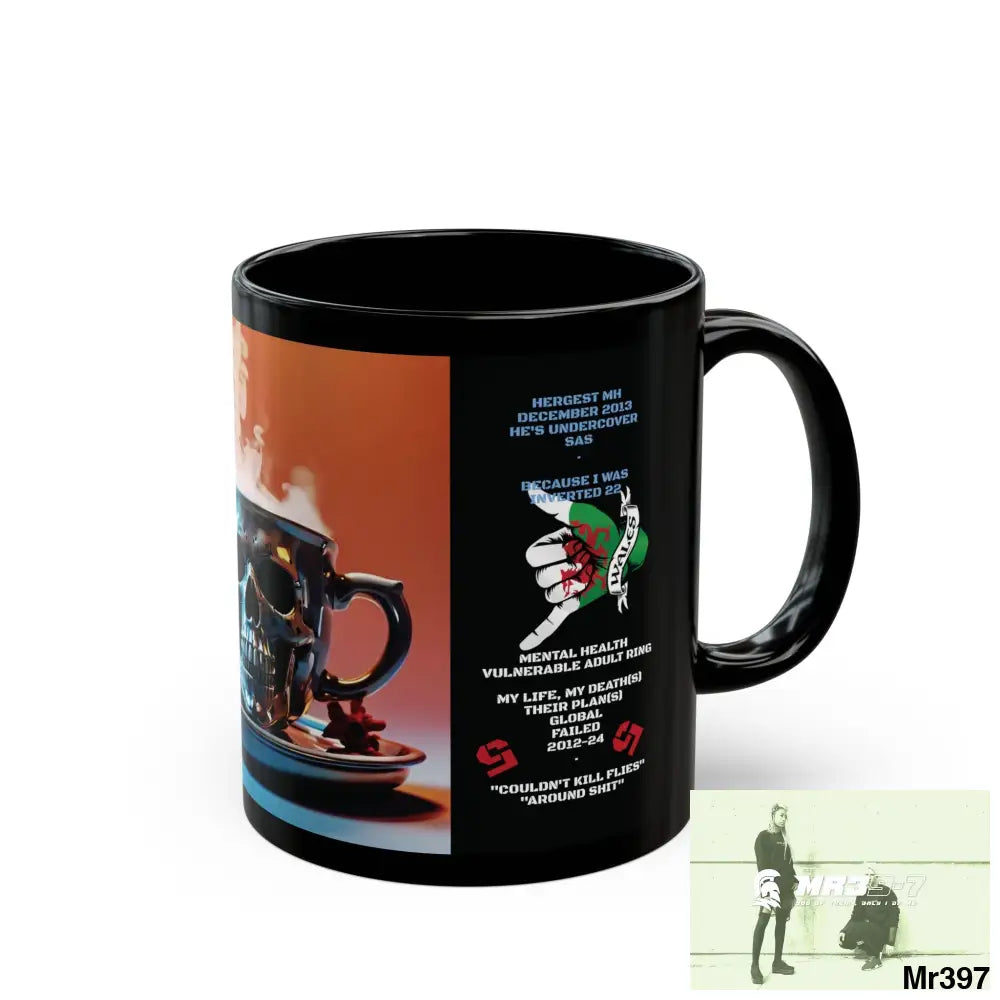 The 3 SAS Links -Thailand -Barmouth -Hergest Mental Health VAR My Deaths Fail 2001 -2025 no 9 11oz Tactical GB / Black