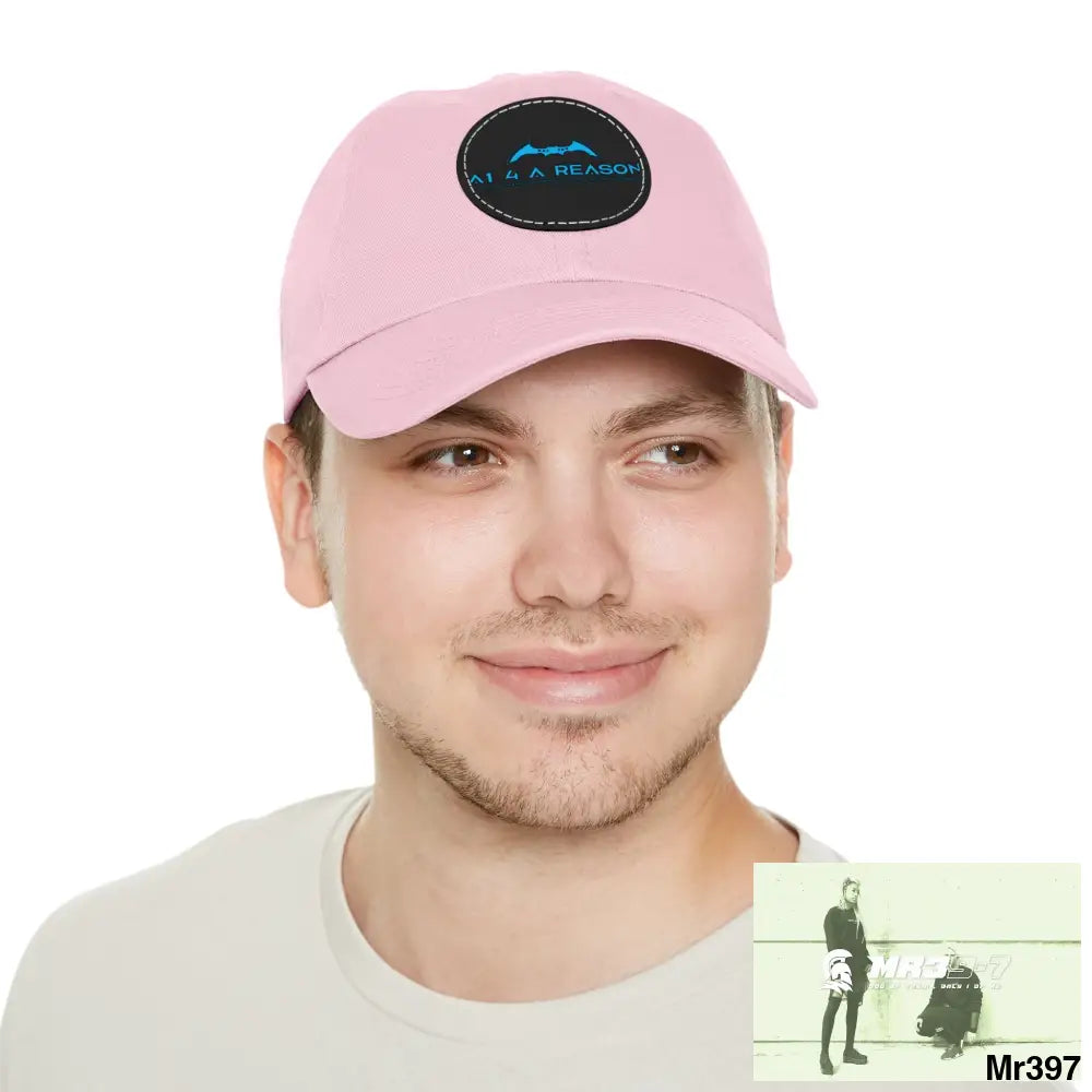 The A1 4 A Reason Dad Hat with Leather Patch (Round) Hats