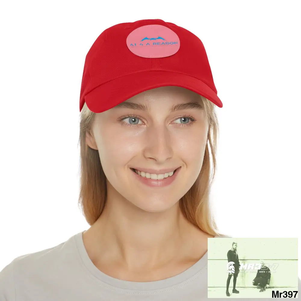 The A1 4 A Reason Dad Hat with Leather Patch (Round) Hats