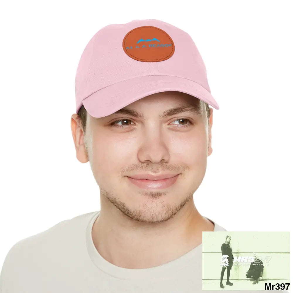 The A1 4 A Reason Dad Hat with Leather Patch (Round) Hats