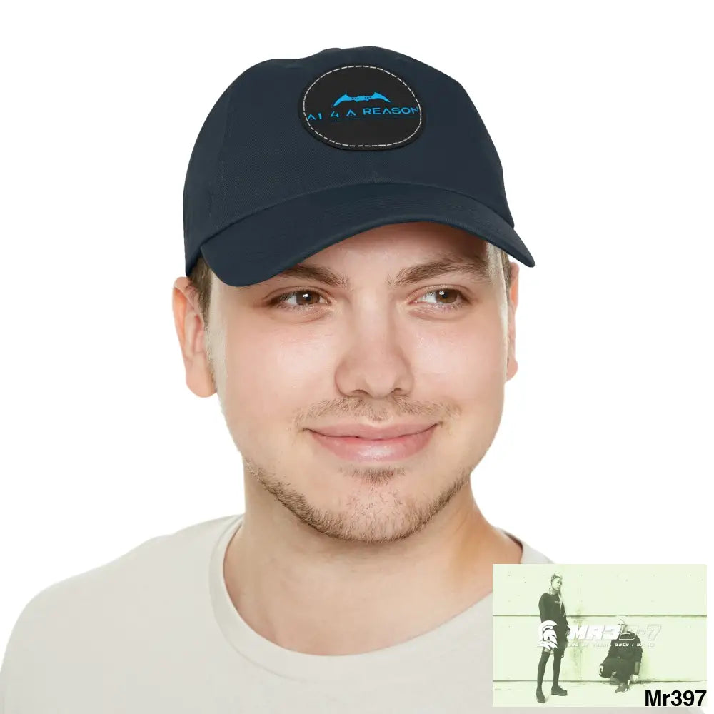 The A1 4 A Reason Dad Hat with Leather Patch (Round) Hats