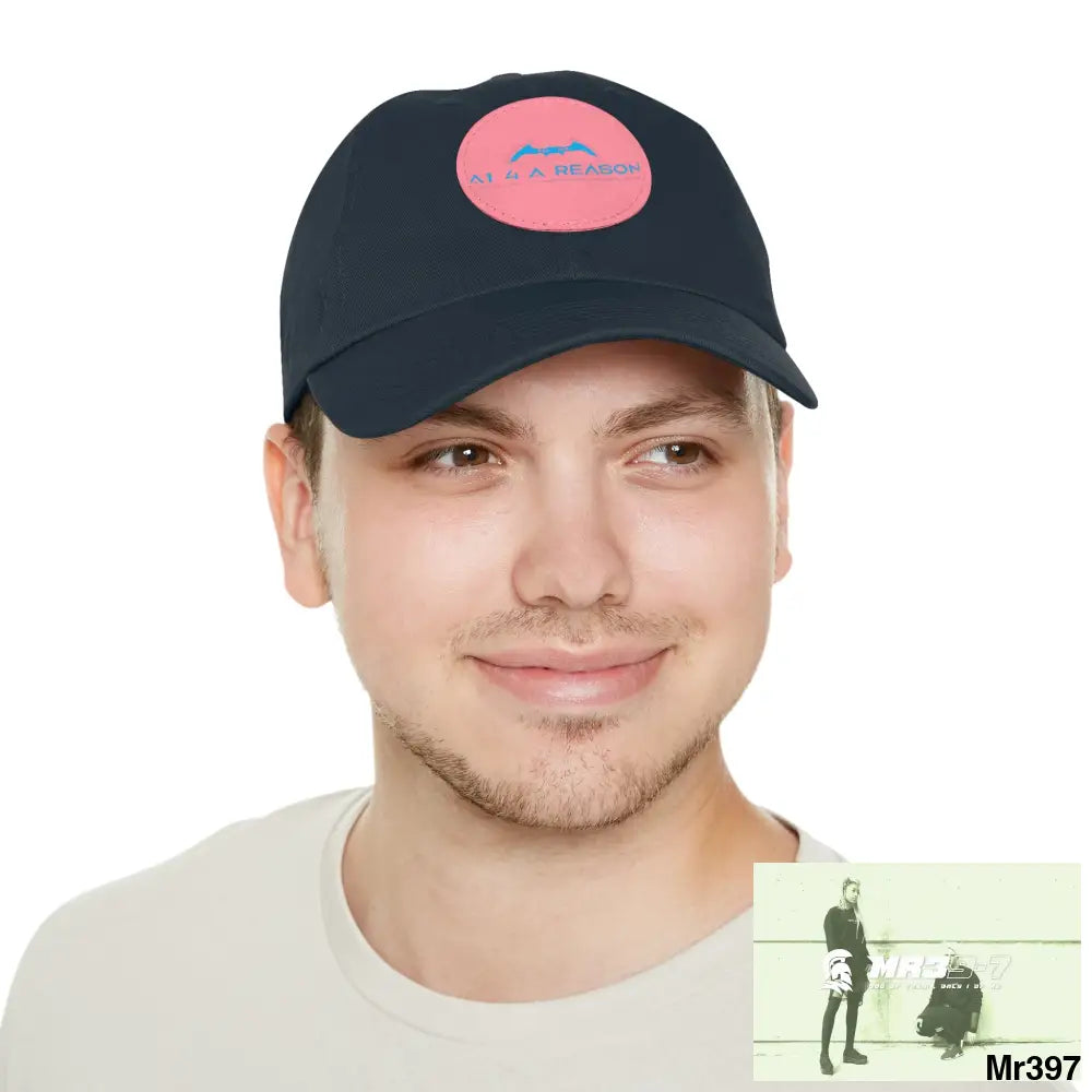 The A1 4 A Reason Dad Hat with Leather Patch (Round) Hats